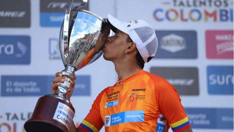 Jesús David Peña, bicampeón de la Vuelta de la Juventud Colombiana.