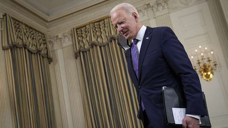 Joe Biden, presidente de Estados Unidos.  Foto: AFP