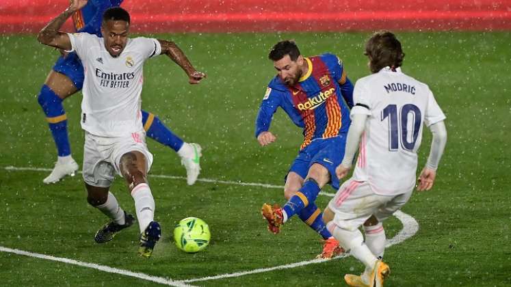 Poco pudo hacer Messi para evitar la derrota. / Foto: AFP