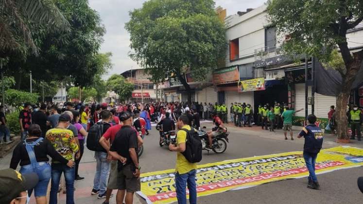 EnVivo | Comerciantes de Cúcuta cerraron sus negocios ante las marchas