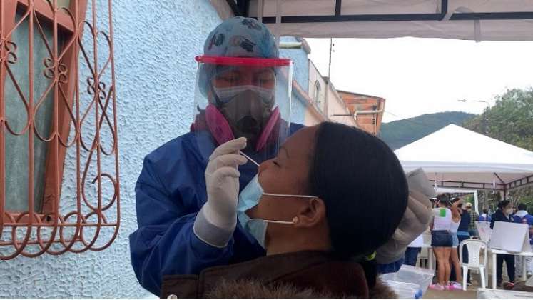 En el municipio mantienen los cercos epidemiológicos para mitigar la propagación del virus.  / Foto: Cortesía/ La Opinión