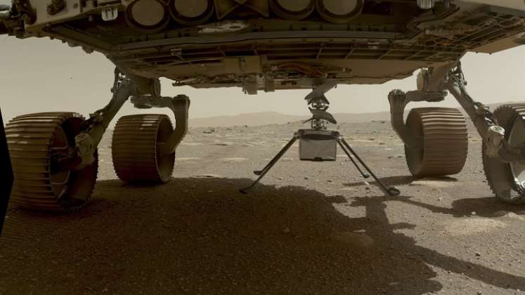 La nave llegó a Marte hace un mes. / Foto: AFP