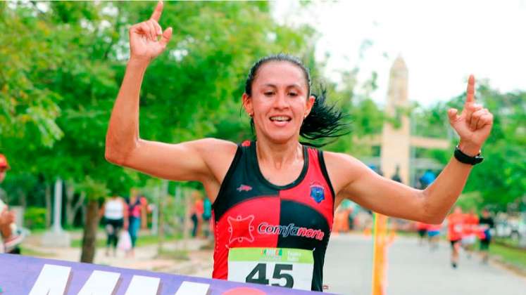 Yajaira Rubio, atleta nacida en Arboledas, Norte de Santander. 