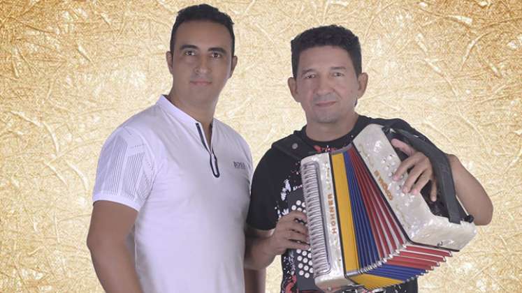 Yimmy Durán acompañado de su acordeonero Neder ‘El Gringo’ Ramos. / Foto Cortesía.