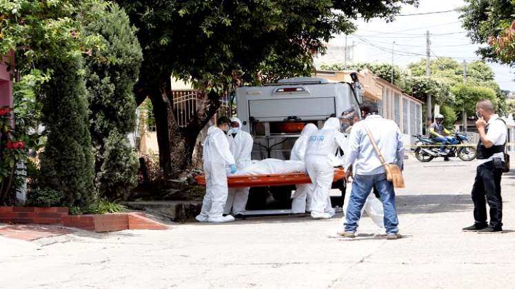 El cadáver de Wilson Reyes Barrientos fue descubierto la mañana de ayer.