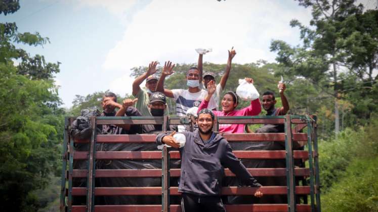 Tránsito de migrantes en Colombia