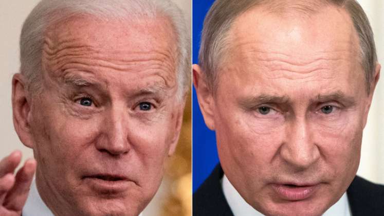 Desde su llegada al poder, Biden ha prometido ser mucho más firme frente a Moscú que su predecesor Donald Trump, acusado de complacencia hacia Putin. / Foto: AFP
