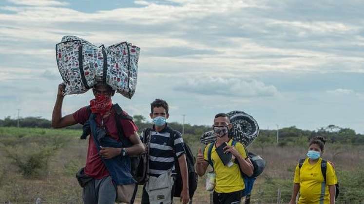 Migrantes venezolanos en Colombia