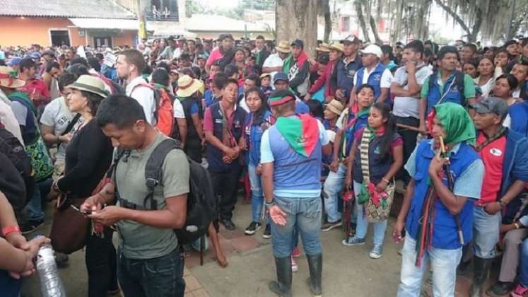 Al menos 22 personas heridas dejó ataque a minga en Caldono, Cauca./FOTO: Colprensa