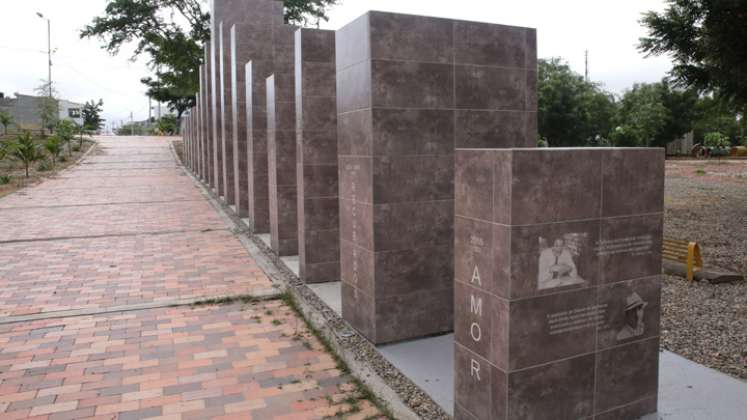Monumento en honor a los militares caídos en combate en el parque Playa sobre la avenida del Río. / Foto: Archivo