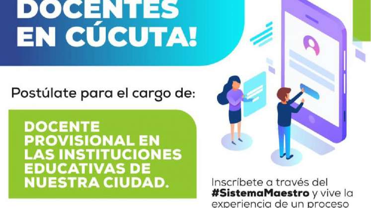 Abren convocatoria para docentes de Cúcuta./FOTO: SUministrada