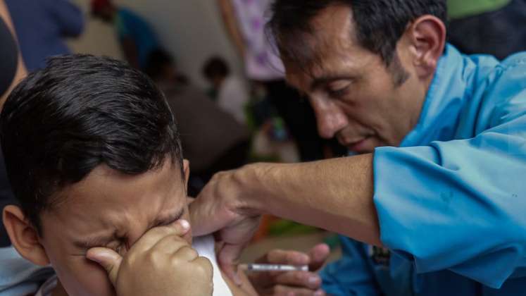 Salud de niños migrantes en Colombia