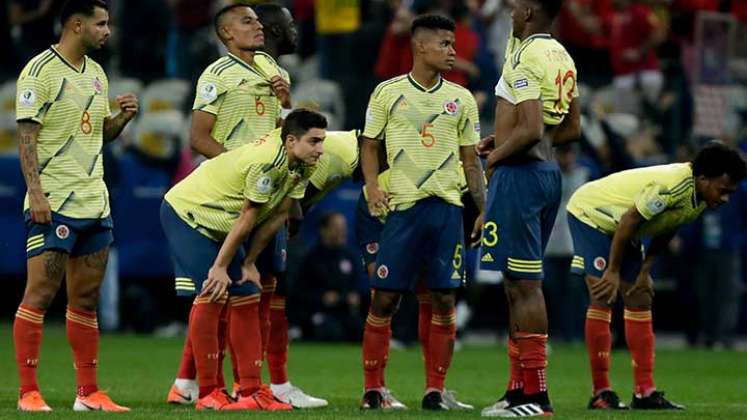 La selección Colombia en su participación en la pasada Copa América de Brasil 2019