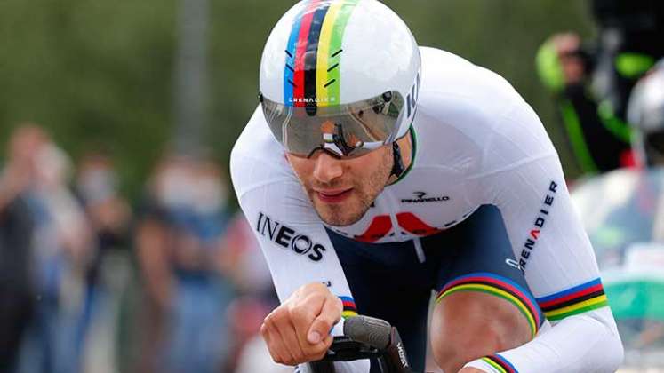 Filippo Ganna, primer líder del Giro de Italia 2021