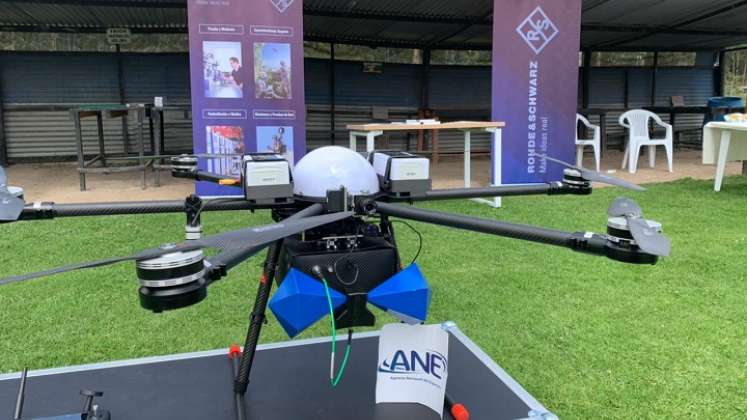 El dron cuenta cuenta con instrumentos de medición para el monitoreo 
