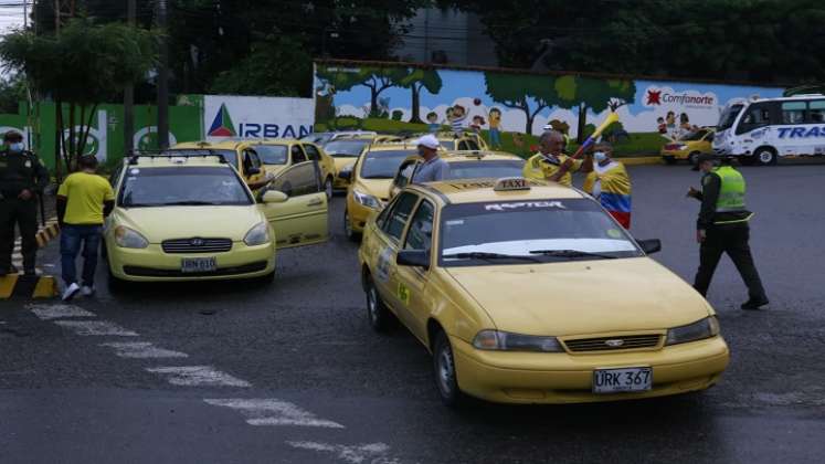 Taxistas convocan paro para el 24 de mayo. / Cortesía 