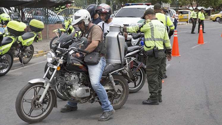 Policía de Tránsito de Cúcuta.