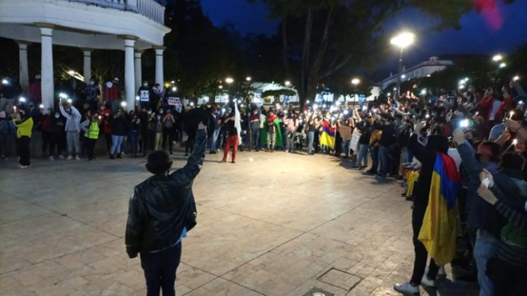 Manifestaciones en Pamplona.