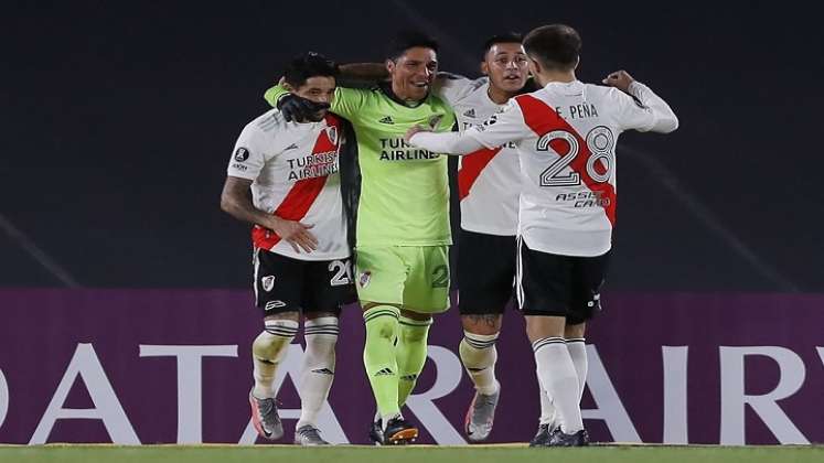 River Plate ridiculizó a Santa Fe y logró una hazaña en la Libertadores./Foto: AFP