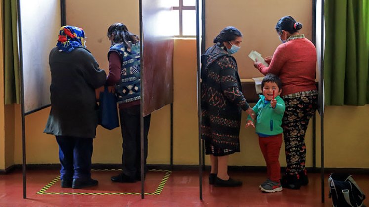 Votación en Chile.