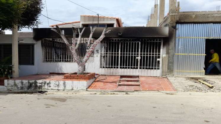 A la medianoche del viernes, se registró el incendio en este barrio de Cúcuta.