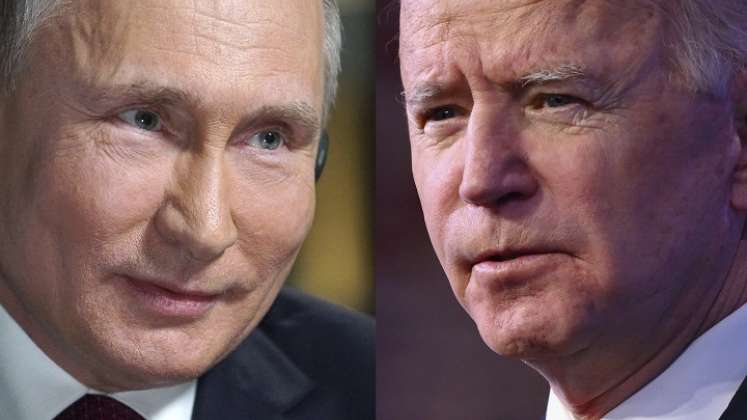 Putin y Biden, presidentes de Rusia y EE. UU.