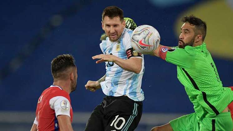 Lionel Messi delantero de la selección de Argentina 