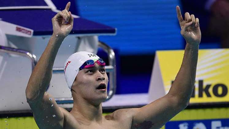 El nadador chino Sun Yang se perderá los Juegos Olímpicos de Tokio