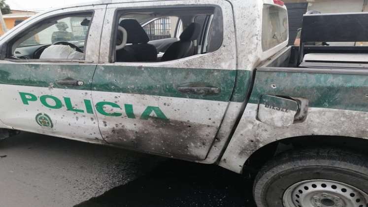 Un artefacto explosivo fue detonado esta mañana al paso de una patrulla de Policía a la salida del municipio de Saravena (Arauca)./Foto: colprensa