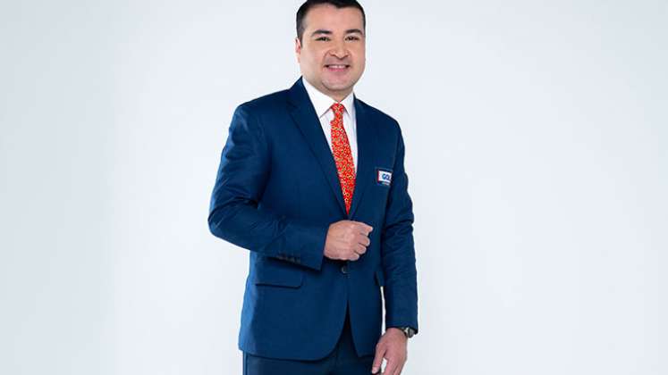 Carlos Morales, narrador de Caracol Tv. 