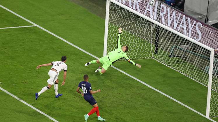 Francia venció 1-0 a Alemania en la Eurocopa 2020. 