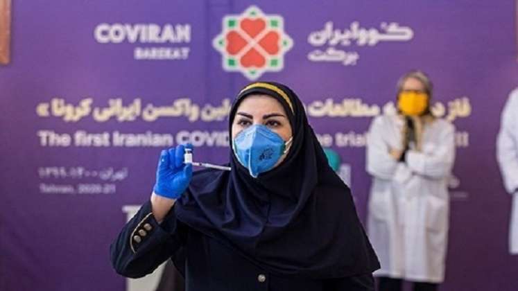 Las autoridades iraníes anunciaron el lunes que habían aprobado la utilización de una vacuna anticovid de fabricación local./Foto:  Twitter @ParstodayJ