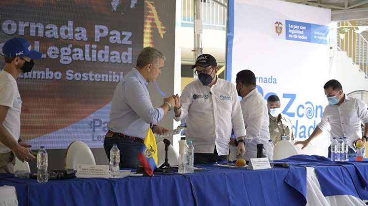 Presidente de Colombia y gobernador de Norte de Santander.
