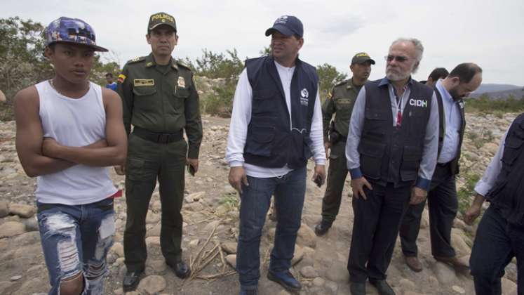 Visita de la CIDH a la frontera colombo venezolana para supervisar la situación en el país hermano. /Foto Archivo La Opinión