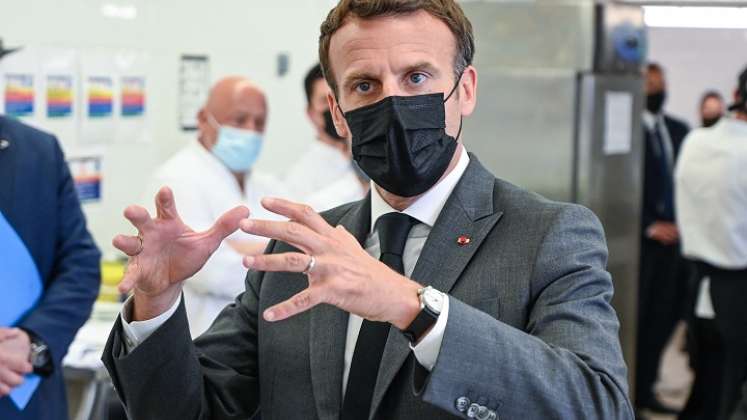 Macrón, presiente francés. / Foto: AFP