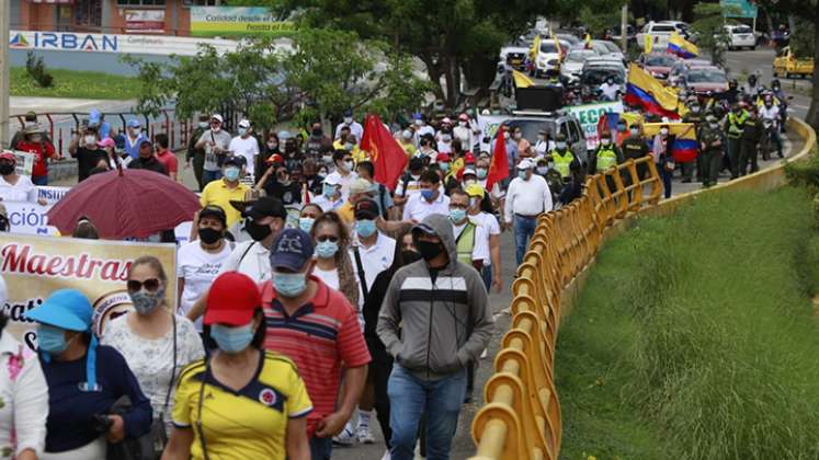 Manifestaciones en Colombia.