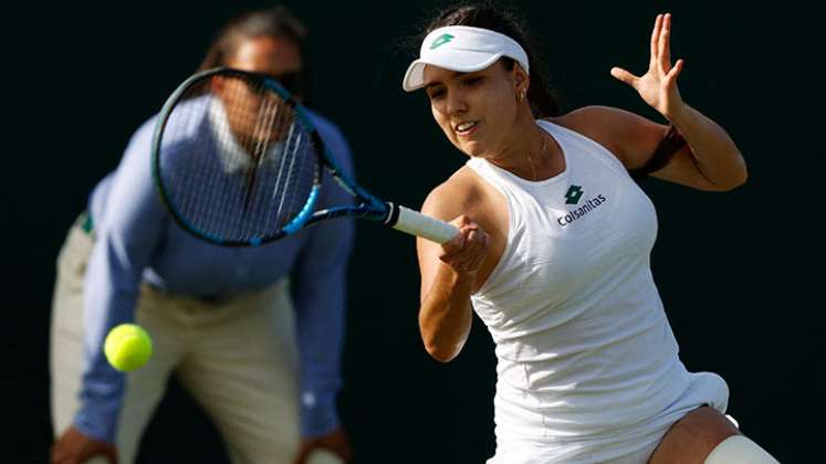 María Camila Osorio disputó por primera vez Wimbledon. 