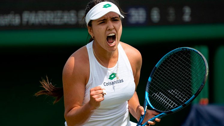 María Camila Osorio superó los tres partidos clasificatorios de Wimbledon. 