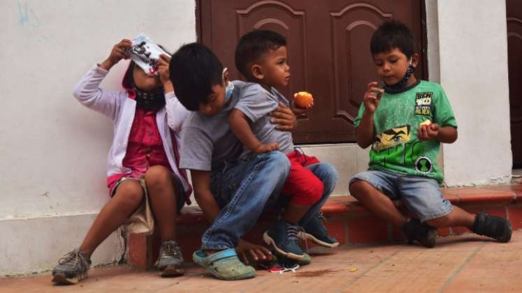 Cerca del 25 por ciento de la población venezolana en Colombia son niños, niñas y adolescentes. (Foto/Pablo Castillo).