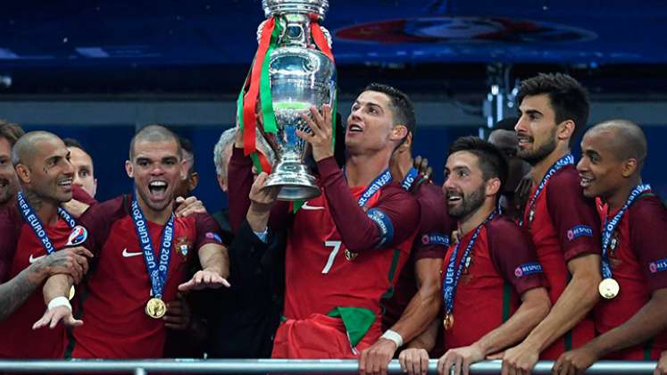 Portugal intentará defender el título conseguido en la Eurocopa de Francia, en 2016.