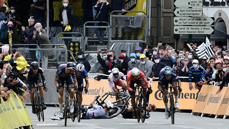 Tercera etapa del Tour de Francia 2021.