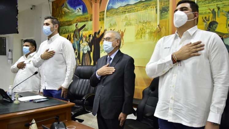Instalación del segundo periodo de sesiones ordinarias en el Concejo de Cúcuta