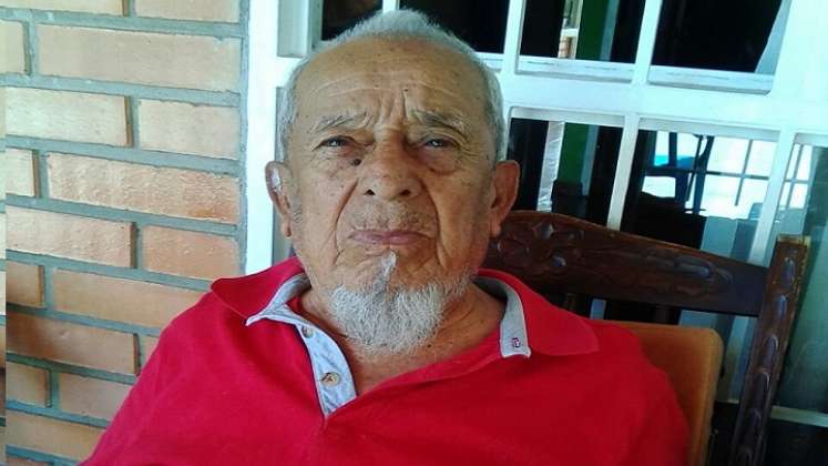 Con 95 años de edad, Víctor Castellanos, oriundo de Durania es el fundador del barrio / Pablo Castillo / La Opinión