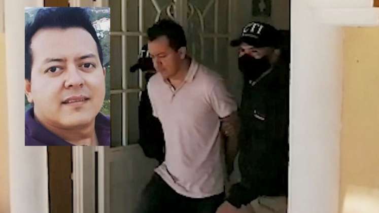Deiby Arias fue capturado por el CTI de la Fiscalía.