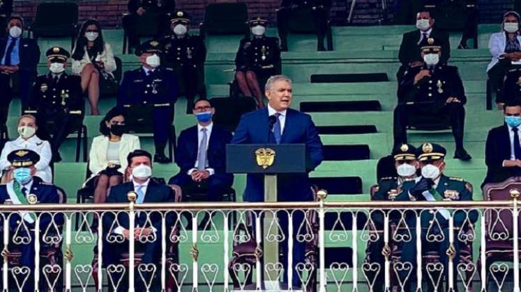 El Presidente Iván Duque anuncia cambios en la Policía Nacional y el sector defensa./Foto: colprensa