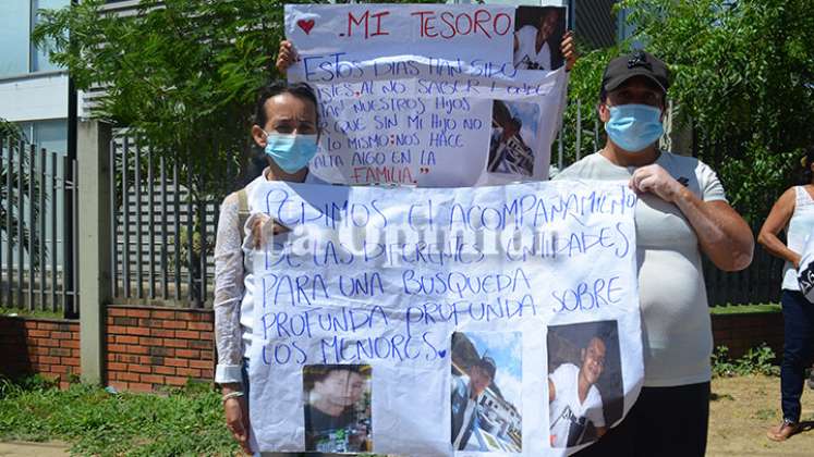 Familiares protestaron por ayuda en la búsqueda de desaparecidos