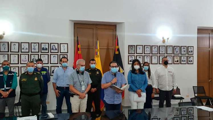 El Gobierno Nacional y las autoridades regionales analizaron la situación de orden público de Tibú/Foto Cortesía