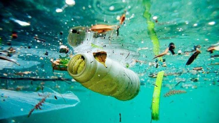 El plástico contamina el océano 