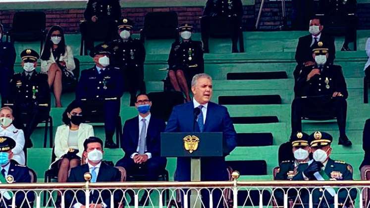 El presidente Iván Duque dio a conocer cómo se hará la reforma de la Policía./Foto Colprensa