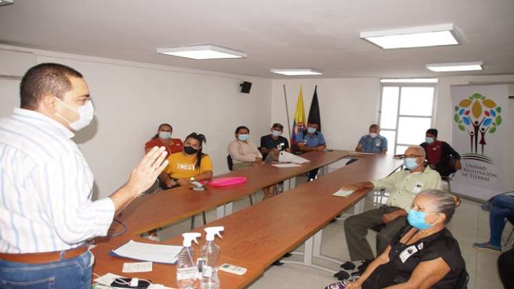 En Tibú se socializó el programa de restitución de tierras./Foto: cortesía